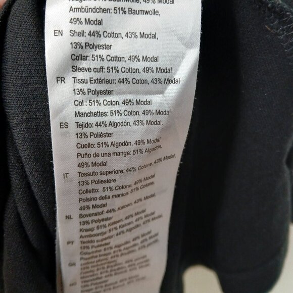 BMW Motorsport Polo Shirt M Logo Black Size Large - Picture 6 of 7